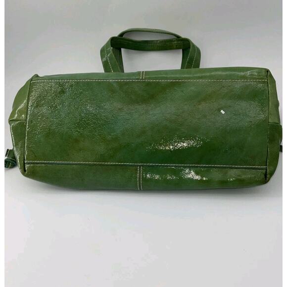 See description Dooney & Bourke Pantent Leather Green Tote Bag - Picture 3 of 12